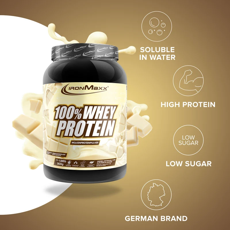 100% Whey Protein (900g) - Weiße Schokolade