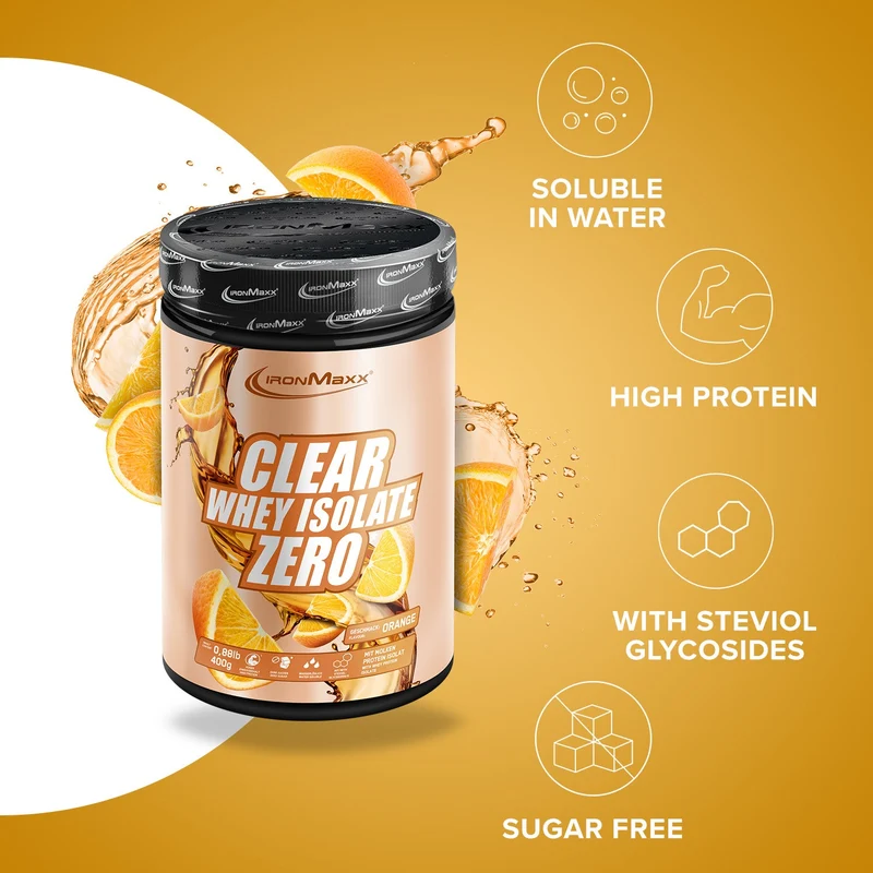 Clear Whey Isolate ZERO (400g) - Orange