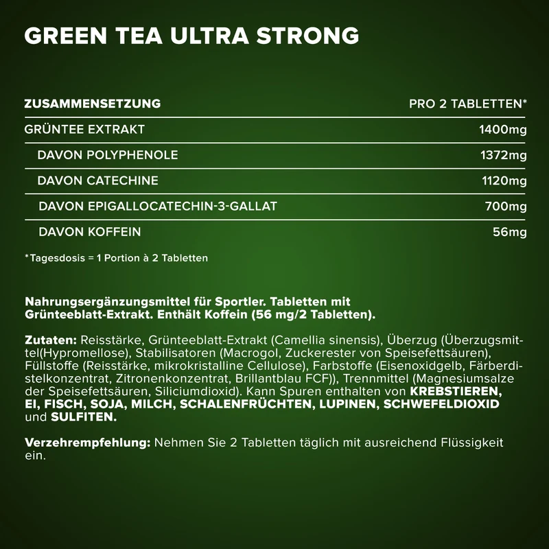 Green Tea Ultra Strong - 90 Tabletten