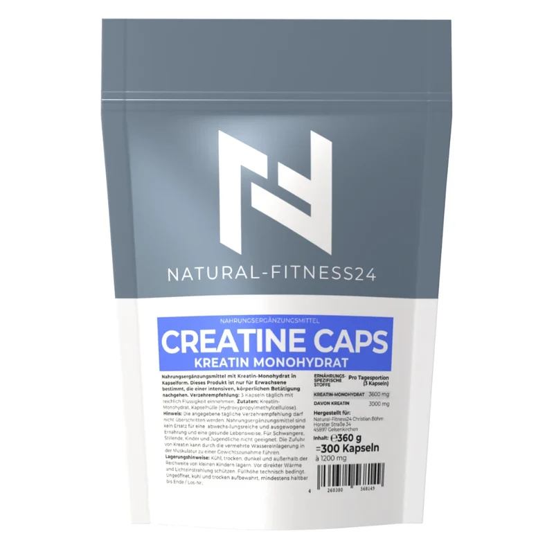 Creatin Monohydrat Kapseln 300 Caps