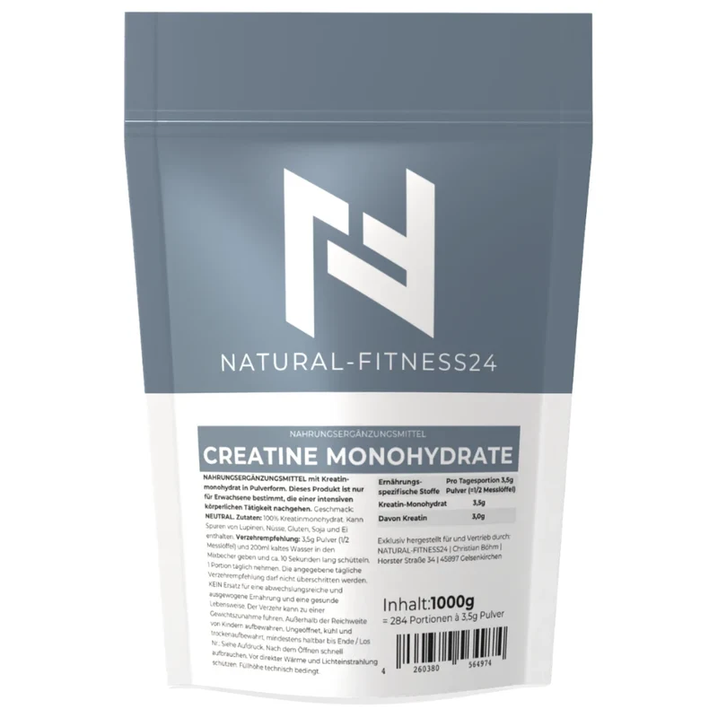 Creatin Monohydrat Pulver 1000g - 1Kg