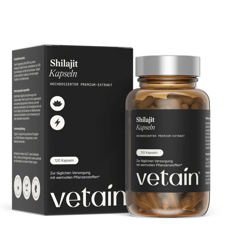 Shilajit - hochdosiert (120 Kapseln)