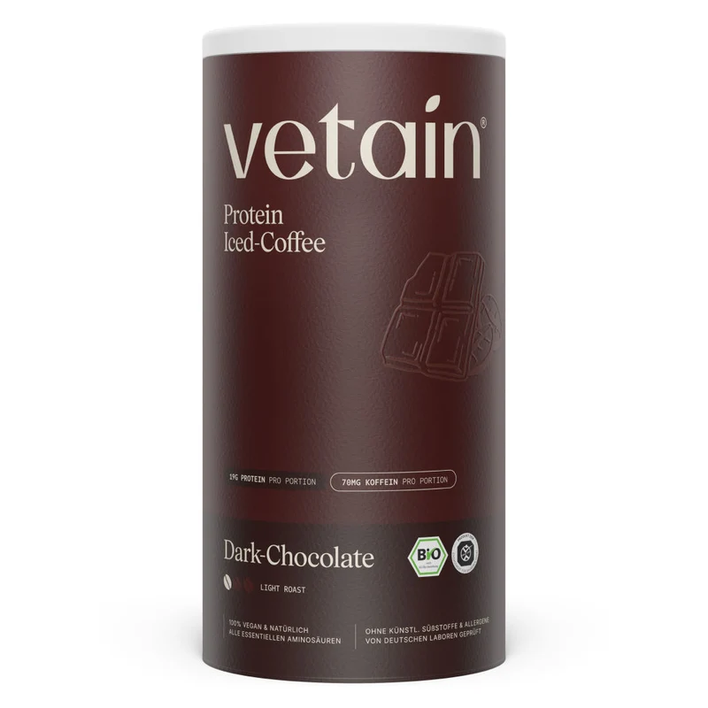 Vegan Protein Iced-Coffee Dark Chocolate (540g/BIO)