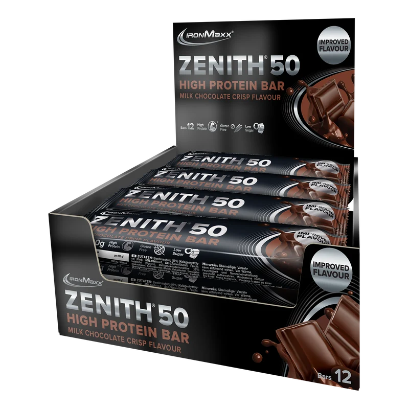 ZENITH® 50 Protein Riegel (12x100g) - Brownie Chocolate Crisp