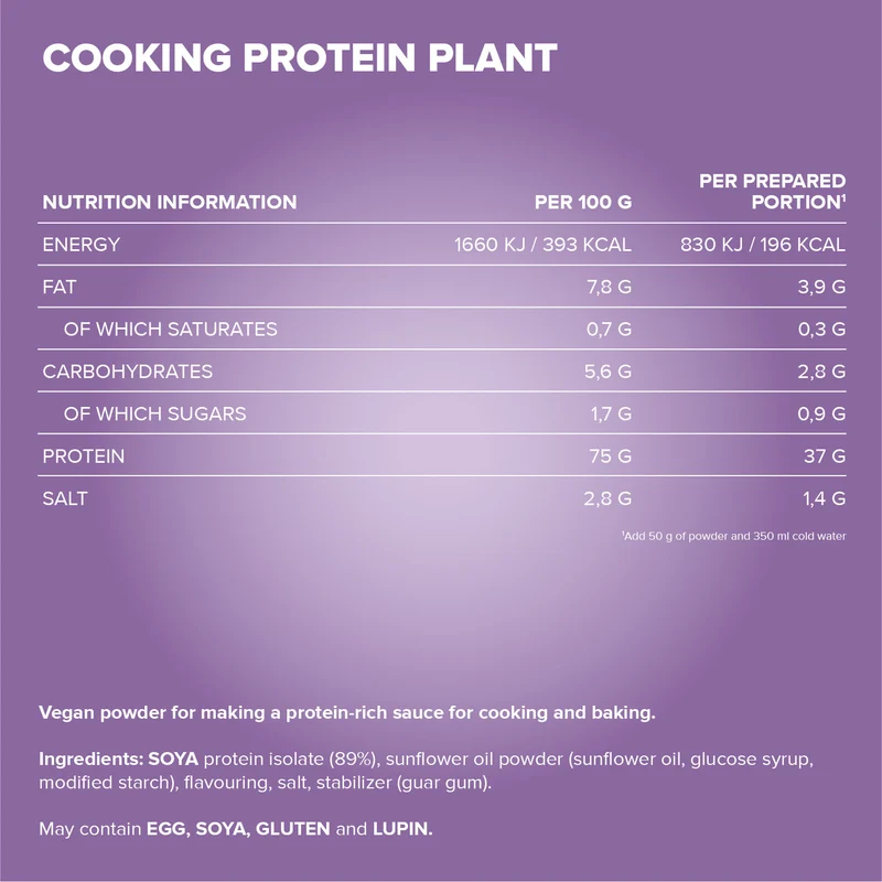 Cooking Protein Plant (500g) - Sahne