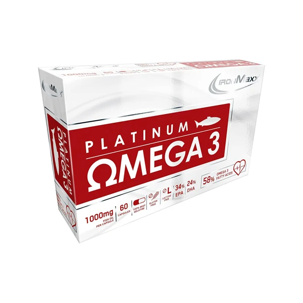 IronMaxx PLATINUM OMEGA 3, 60 Kapseln