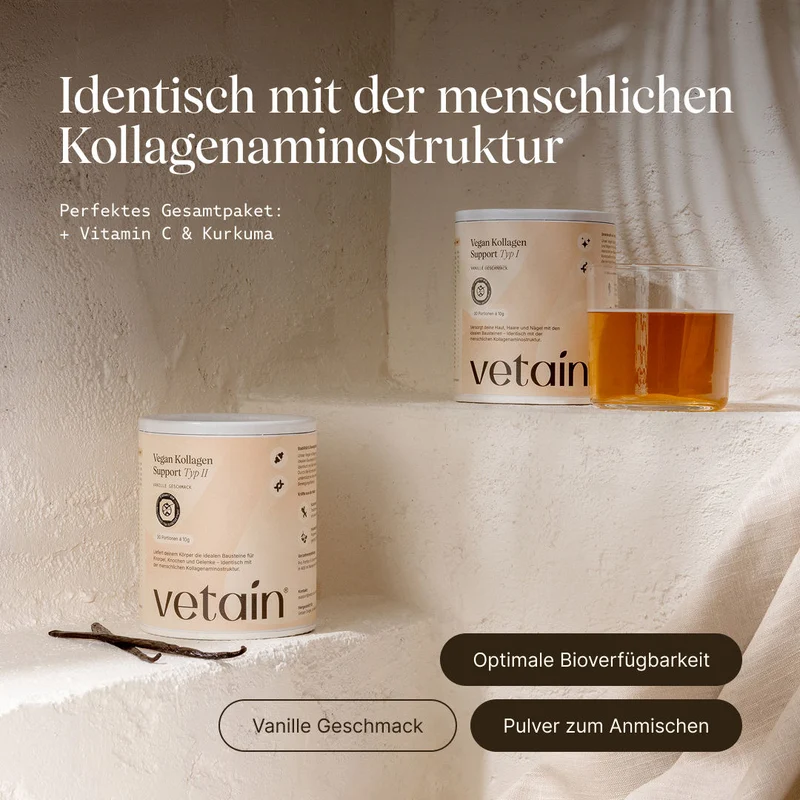 Veganes Kollagen Typ 2 (Knochen & Gelenke) - 30 Portionen