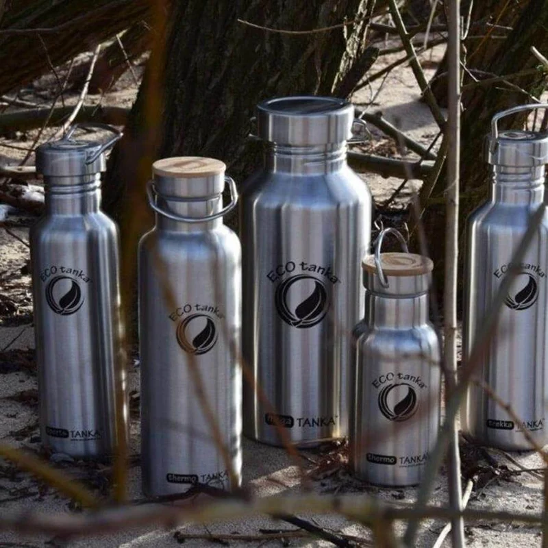 1,2l thermoTANKA™ isolierende Edelstahl Thermoflasche mit Edelstahl-Bambus-Verschluss