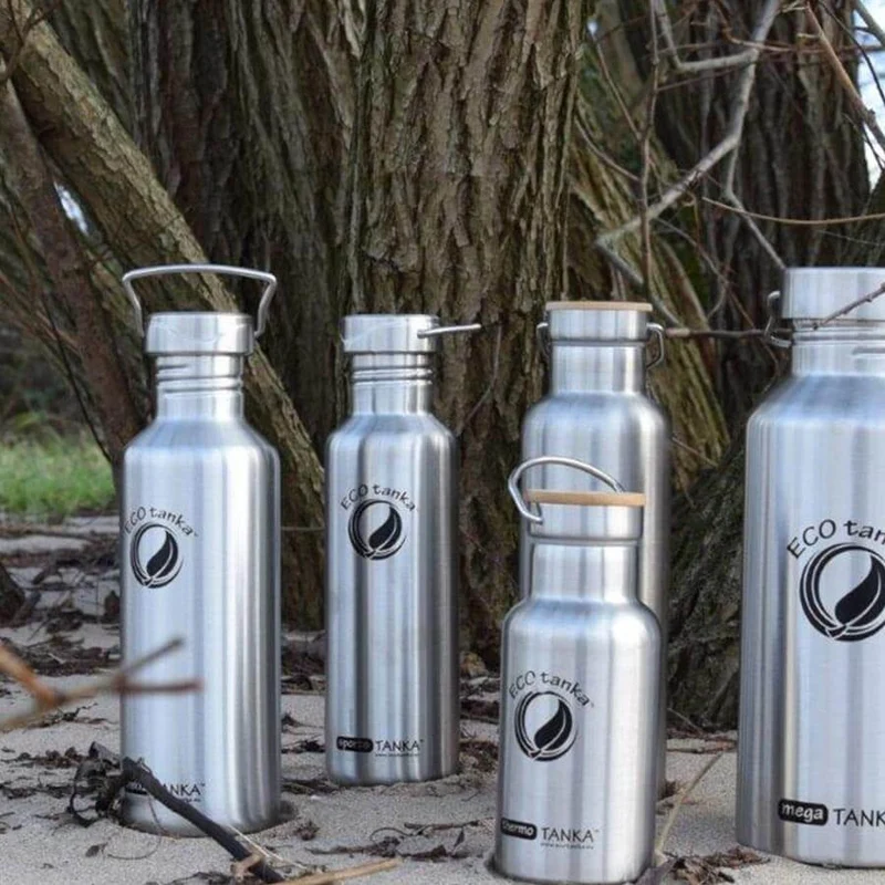 1,2l thermoTANKA™ isolierende Edelstahl Thermoflasche mit Edelstahl-Bambus-Verschluss
