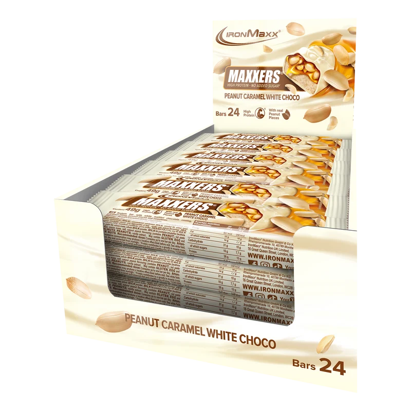 Maxxers (24x49g) - White Choc Peanut Caramel