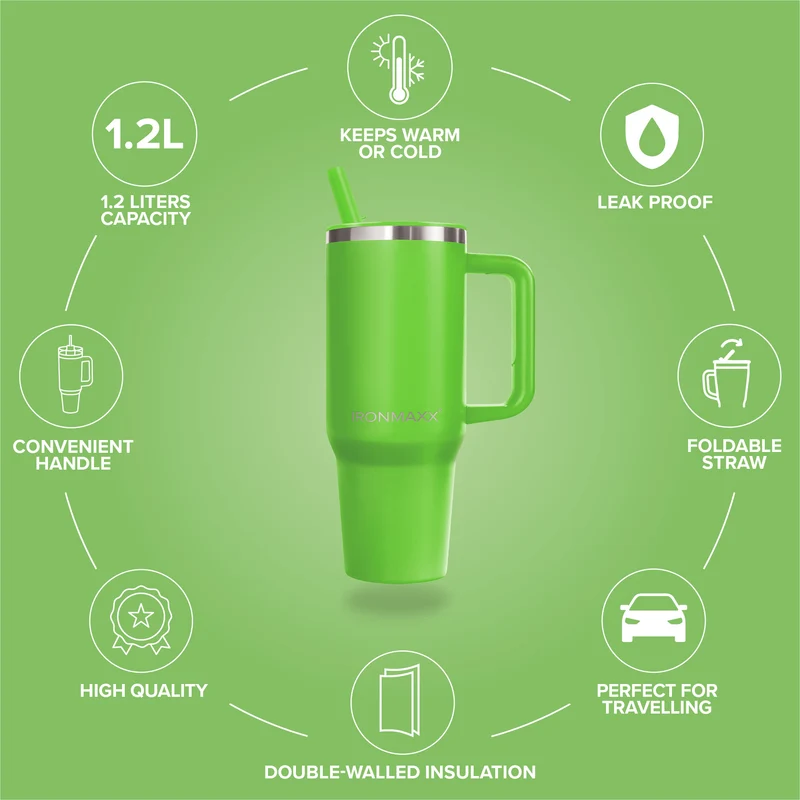 IronMaxx Cup V4.0 (1200ml) - Active Green