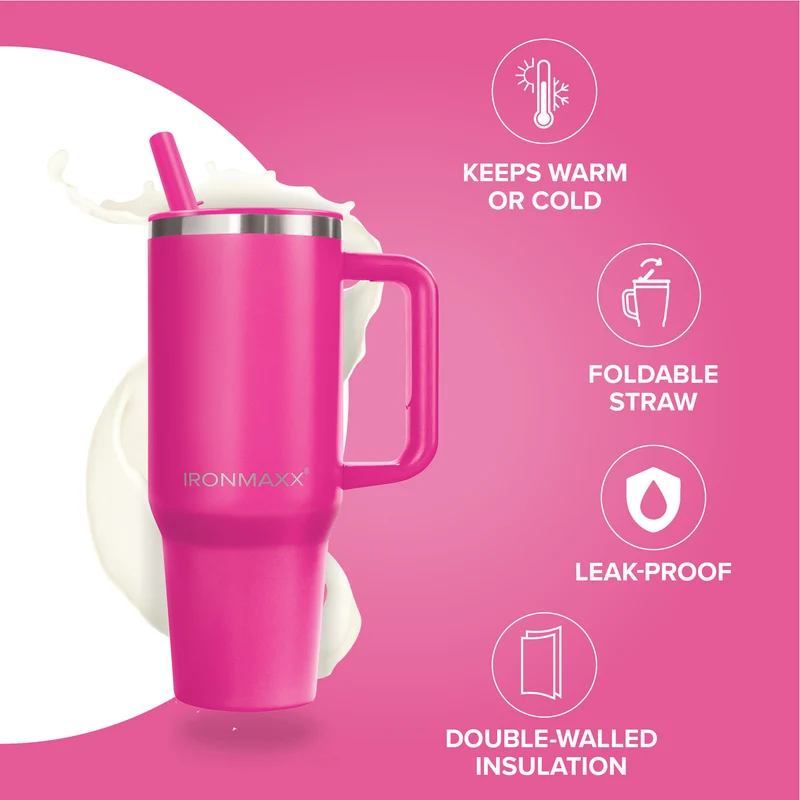 IronMaxx Cup V4.0 (1200ml) - Active Pink