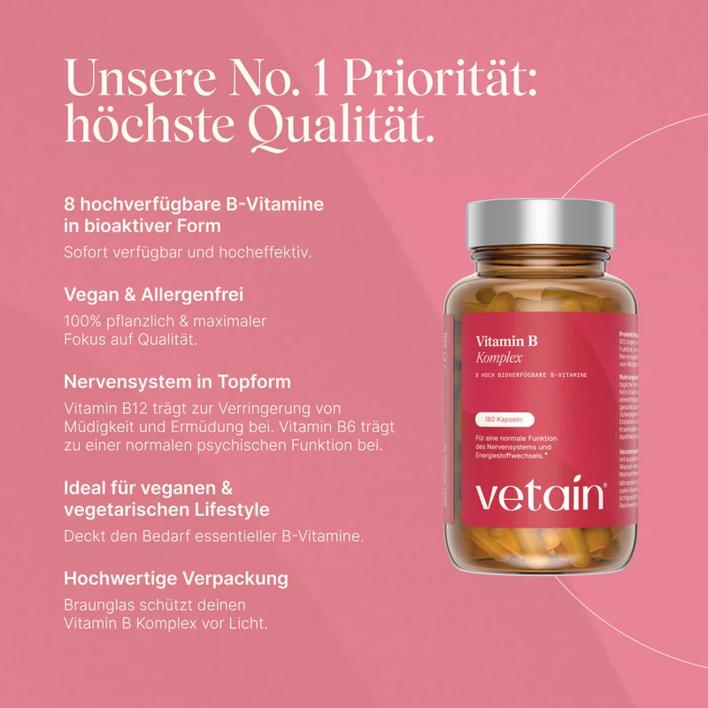 Vitamin B-Komplex (180 Kapseln)