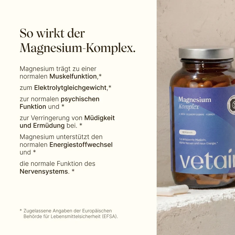 Magnesium-Komplex (180 Kapseln)