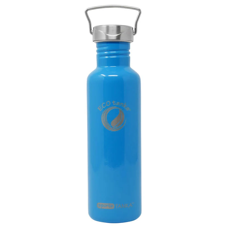 0,8l sportsTANKA™ Edelstahl Trinkflasche mit Edelstahl-Wave-Verschluss