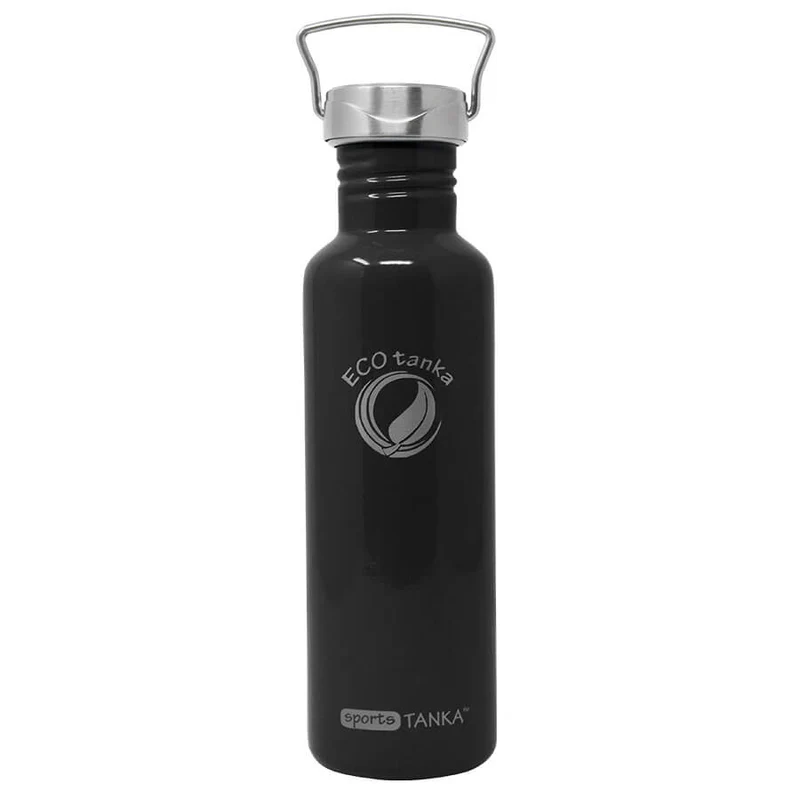 0,8l sportsTANKA™ Edelstahl Trinkflasche mit Edelstahl-Wave-Verschluss