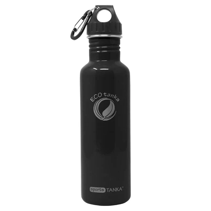 0,8l sportsTANKA™ Edelstahl Trinkflasche mit Poly-Loop-Verschluss