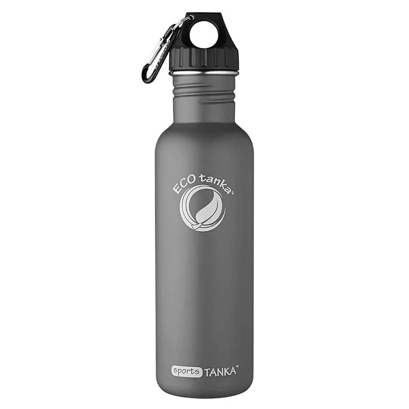 0,8l sportsTANKA™ Edelstahl Trinkflasche mit Poly-Loop-Verschluss