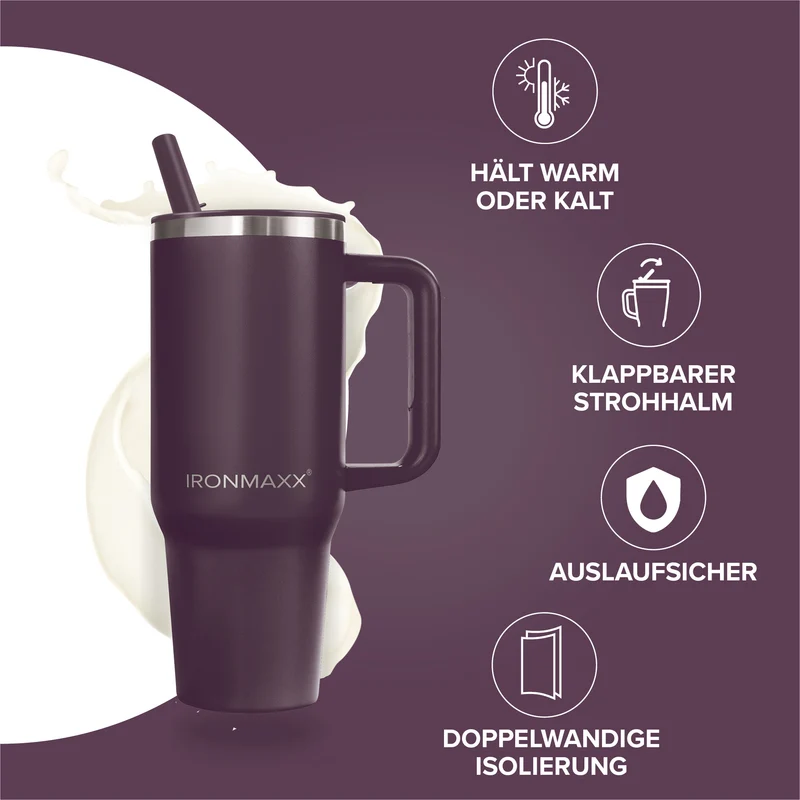 IronMaxx Cup V4.0 (1200ml) - Liquid Cherry