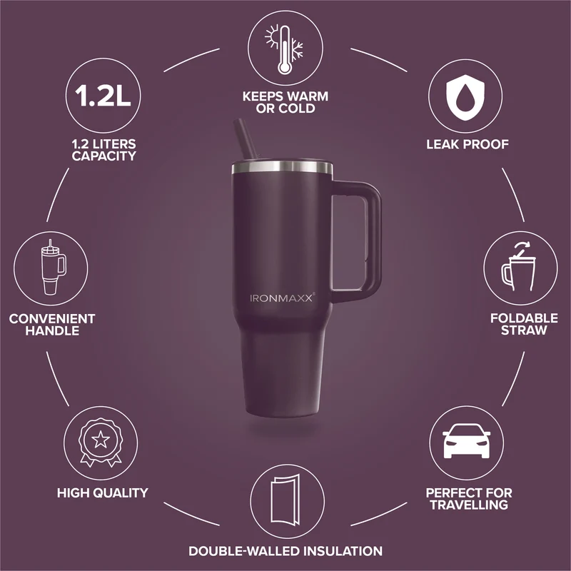 IronMaxx Cup V4.0 (1200ml) - Liquid Cherry