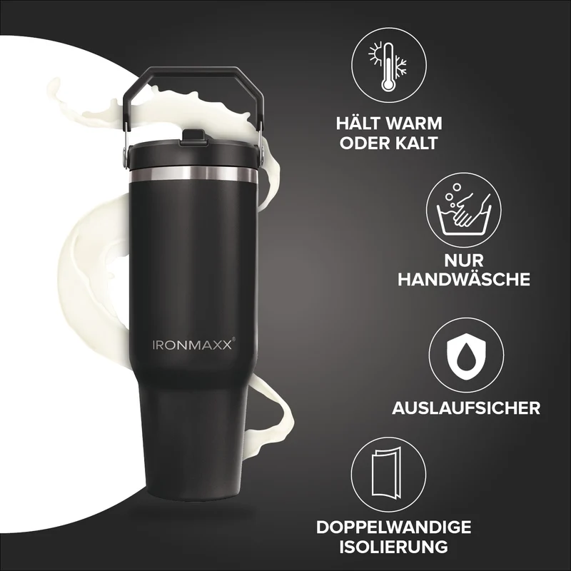 IronMaxx Cup V5.0 (1200ml) - Black