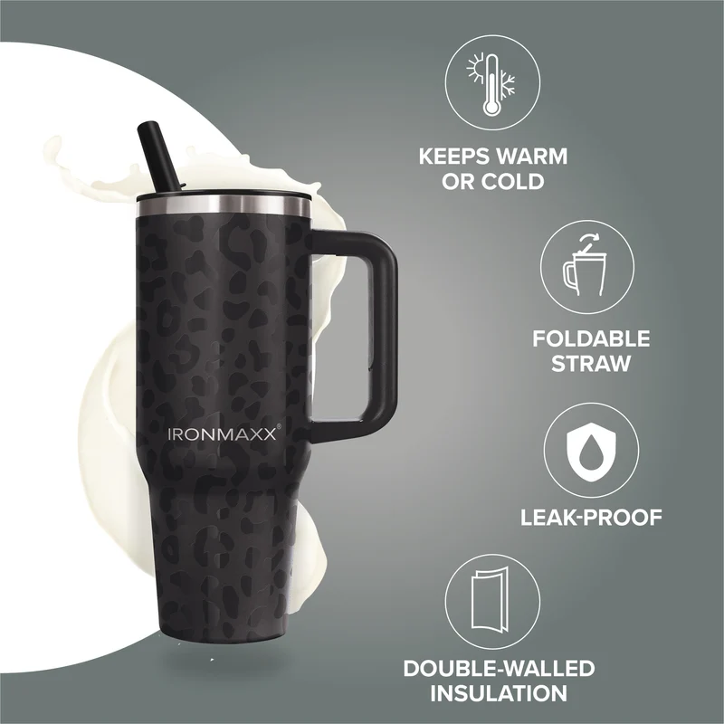 IronMaxx Cup V4.0 (1200ml) - Leo-Style Black