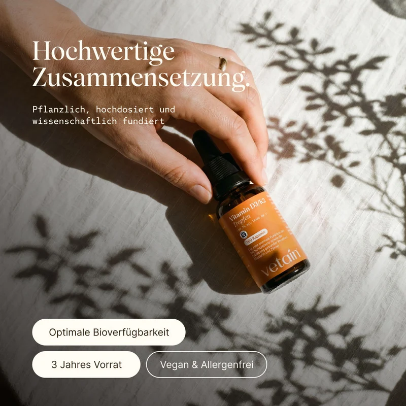 Vitamin D3/K2 Tropfen vegan (1.000 I.E.)
