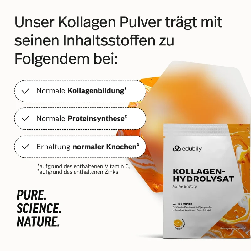 Kollagen-Hydrolysat Pulver Probe