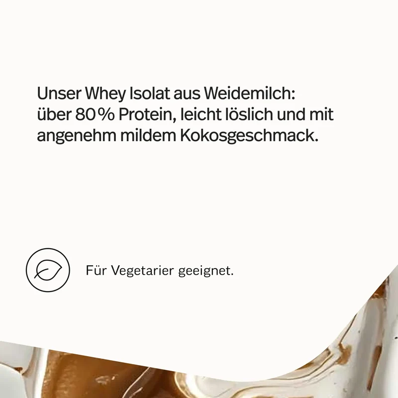 Whey-Protein-Isolat mit Geschmack Proben