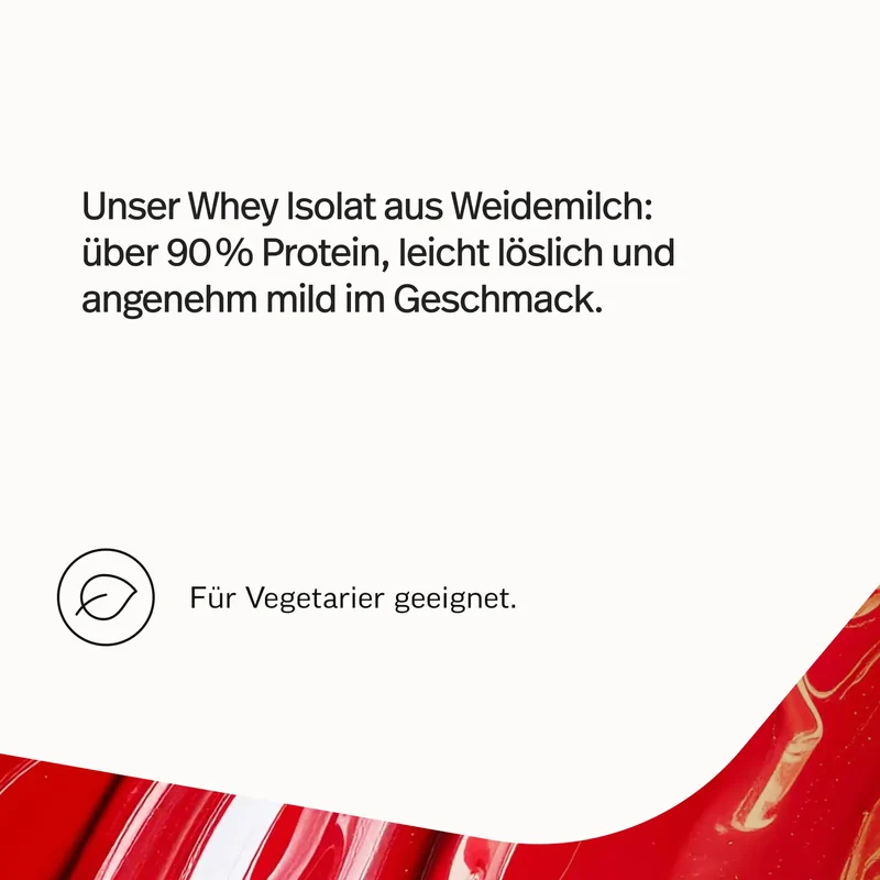 Whey-Protein-Isolat mit Geschmack Proben
