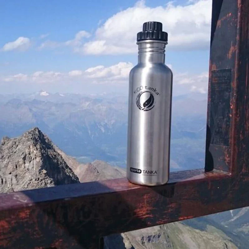 0,8l sportsTANKA™ Edelstahl Trinkflasche mit Reduzier-Verschluss