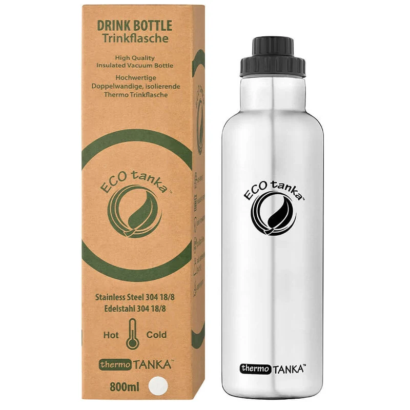 0,8l thermoTANKA™ isolierende Edelstahl Thermoflasche mit Reduzier-Verschluss