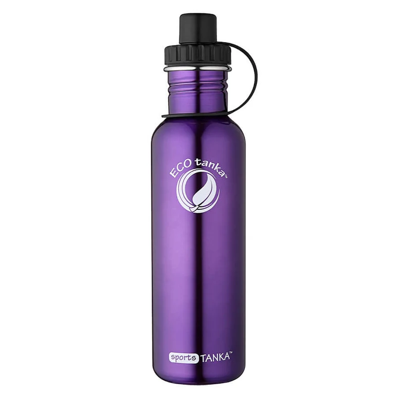 0,8l sportsTANKA™ Edelstahl Trinkflasche mit Sport-Verschluss