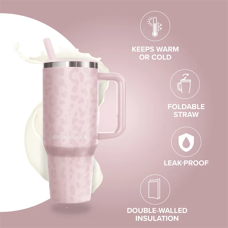 IronMaxx Cup V4.0 (1200ml) - Leo-Style Rose