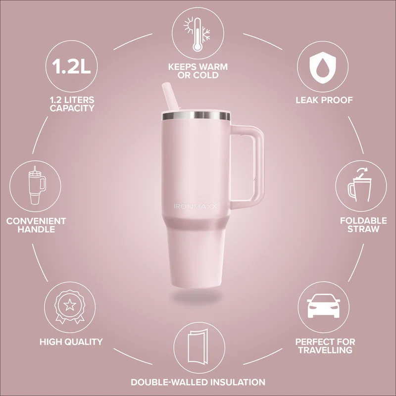 IronMaxx Cup V4.0 (1200ml) - Rose