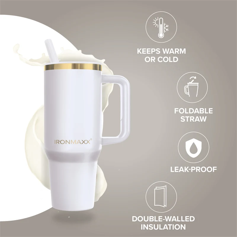 IronMaxx Cup V4.0 (1200ml) - Whey White