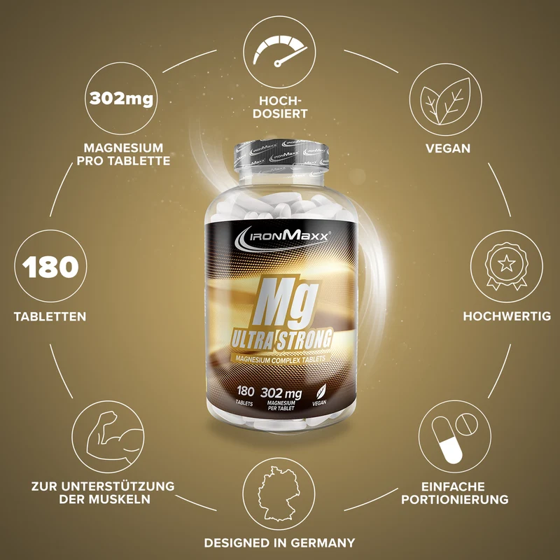 Magnesium Ultra Strong - 180 Tabletten