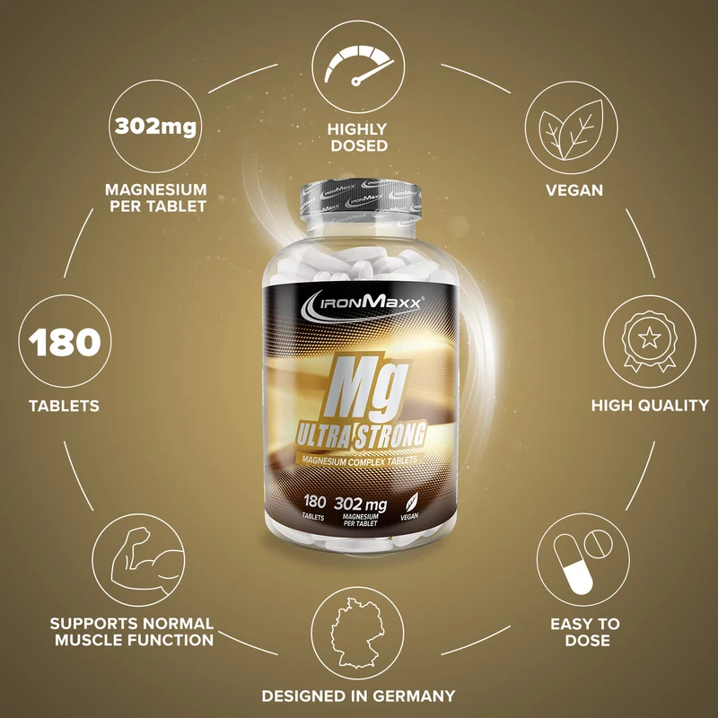 Magnesium Ultra Strong - 180 Tabletten
