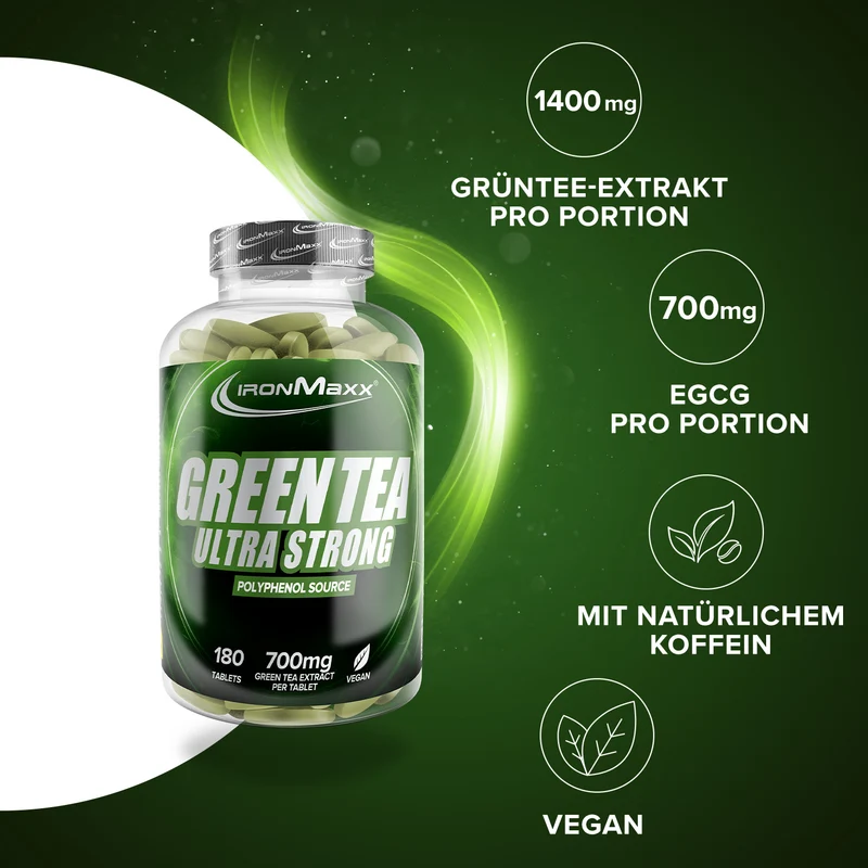 Green Tea Ultra Strong - 180 Tabletten