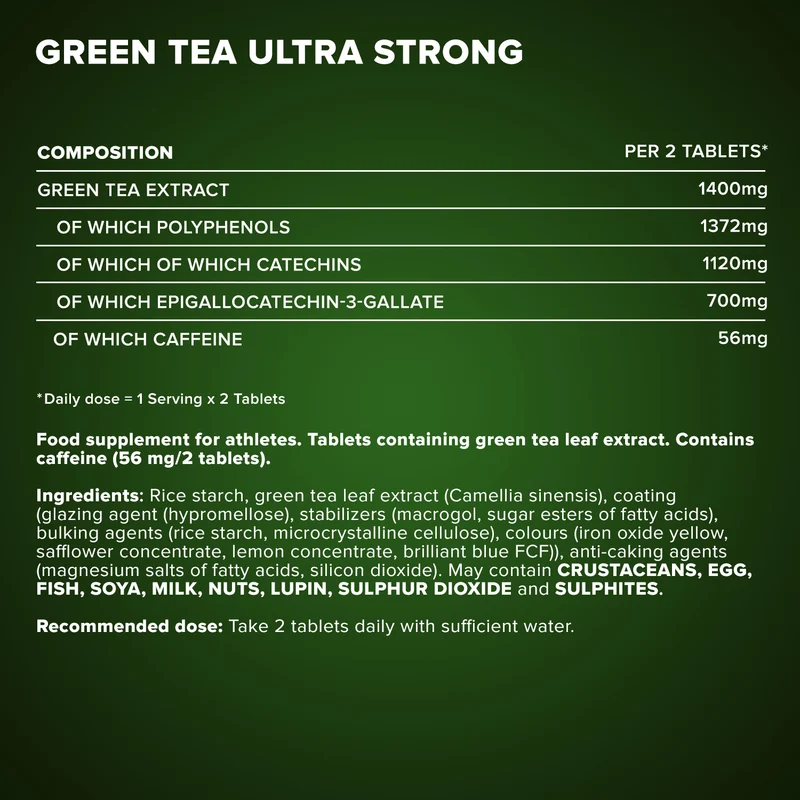 Green Tea Ultra Strong - 180 Tabletten