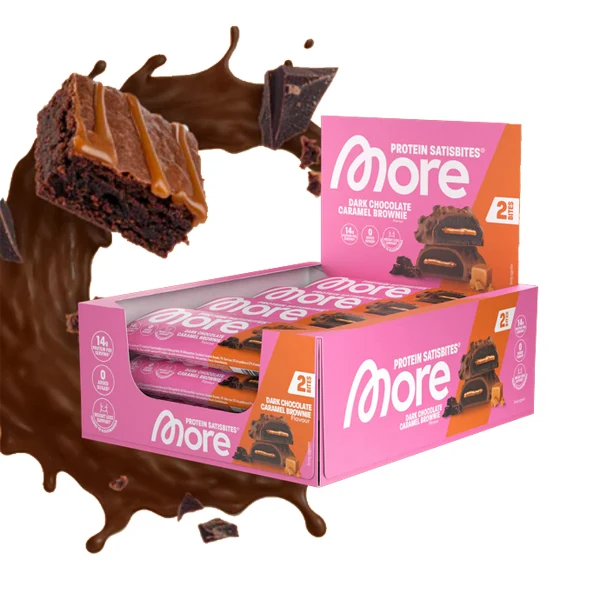 More Nutrition PROTEIN SATISBITES BAR, 12x50 g Riegel