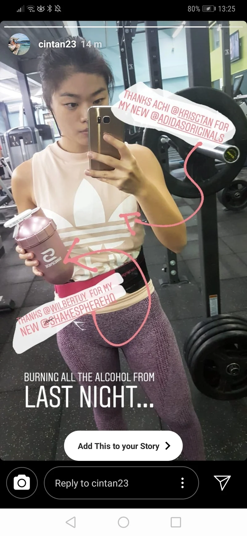 Protein shaker bottle 700mls "Tumbler Original" Rose Gold/White Logo