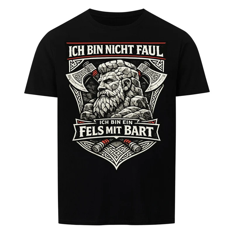 Fels mit Bart - Basic Shirt Unisex