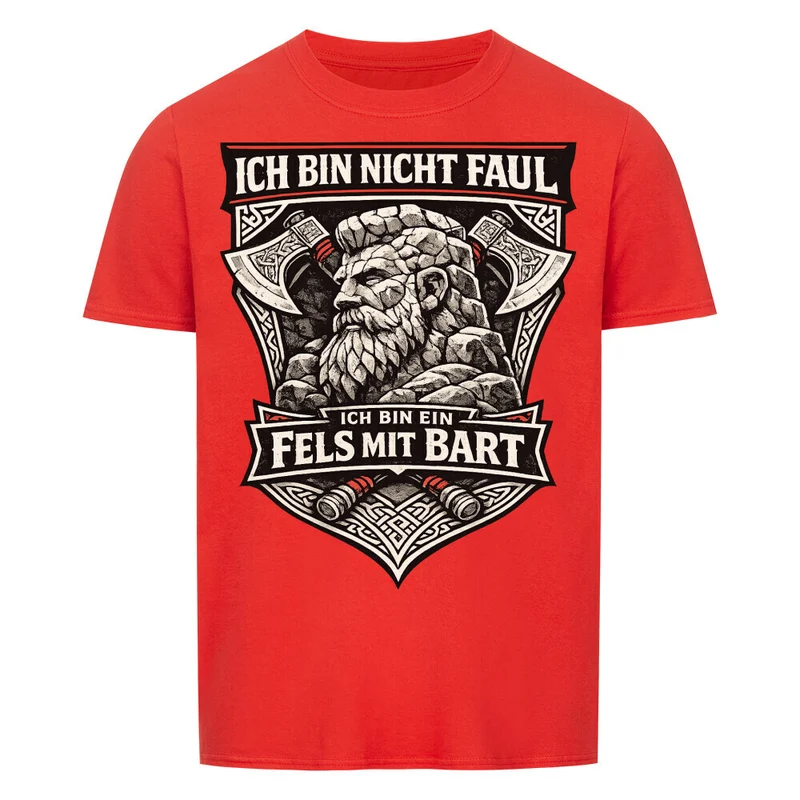 Fels mit Bart - Basic Shirt Unisex
