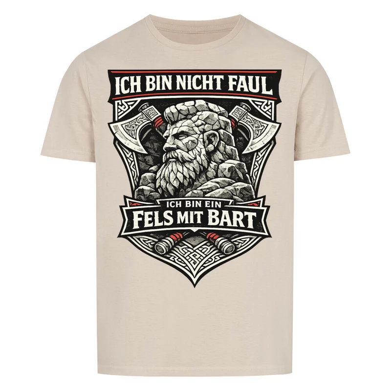 Fels mit Bart - Basic Shirt Unisex