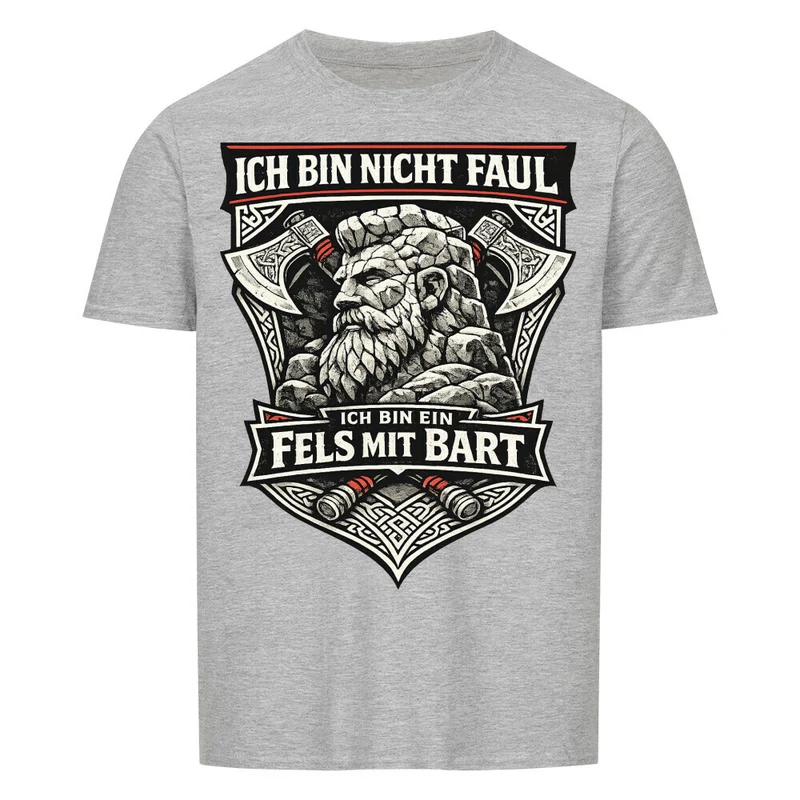 Fels mit Bart - Basic Shirt Unisex