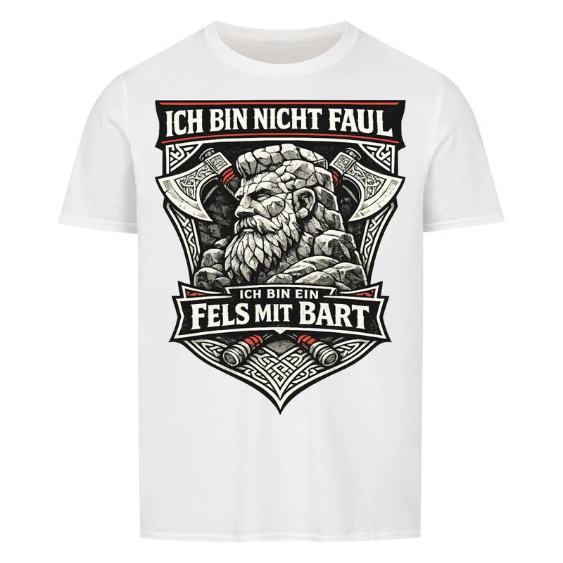 Fels mit Bart - Basic Shirt Unisex