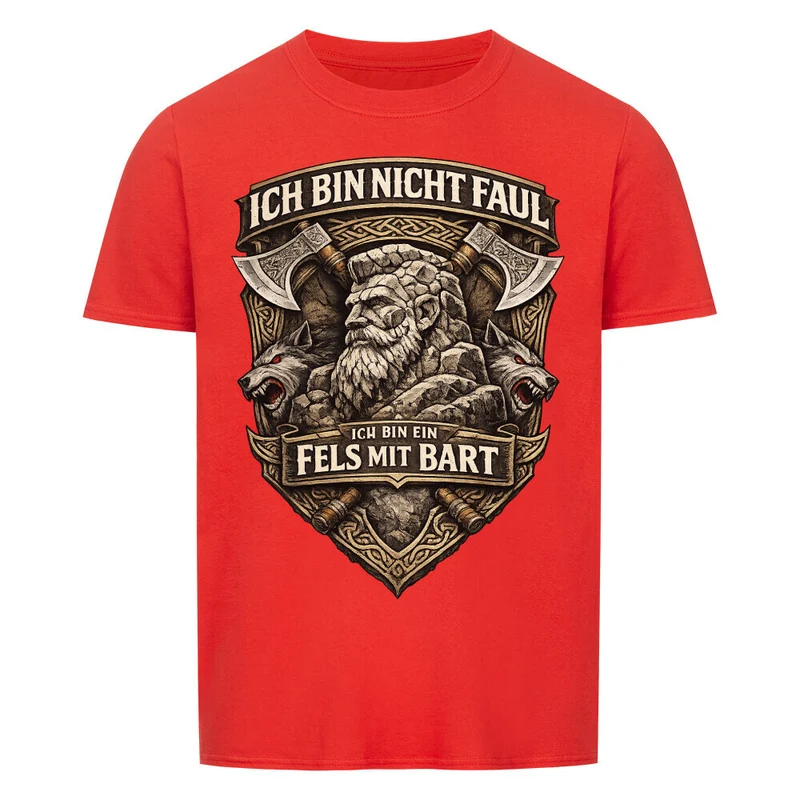 Fels mit Bart - Basic Shirt Unisex