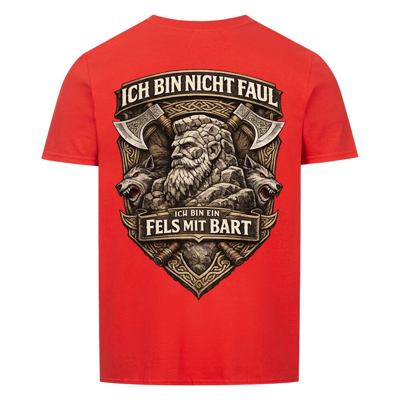 Fels mit Bart - Basic Shirt Unisex