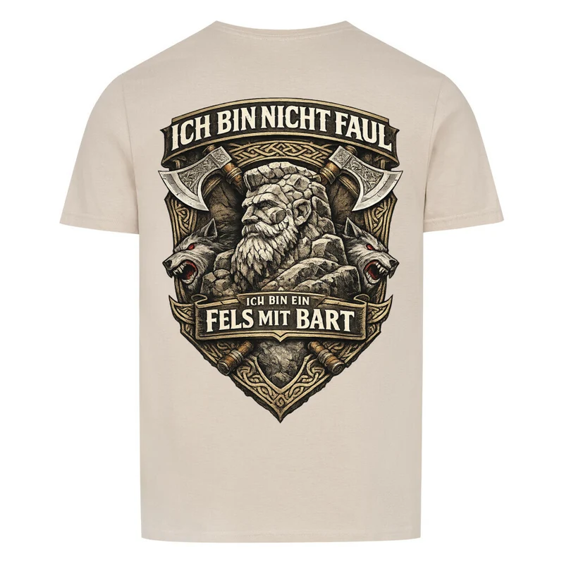Fels mit Bart - Basic Shirt Unisex